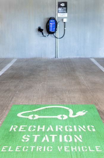 Electric car charging stations